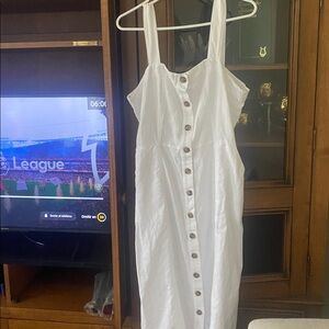 LOFT Elegant Cream Dress